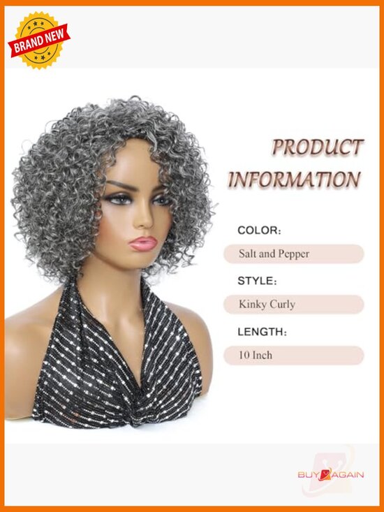 Short Curly Wear and Go Glueless Human Hair Wig main image 2